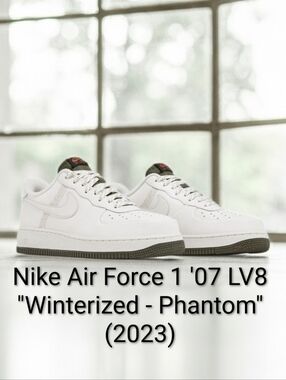 Nike Air Force 1 '07 LV8 "Winterized - Phantom" M8.5/W10 EUC W/OG BOX